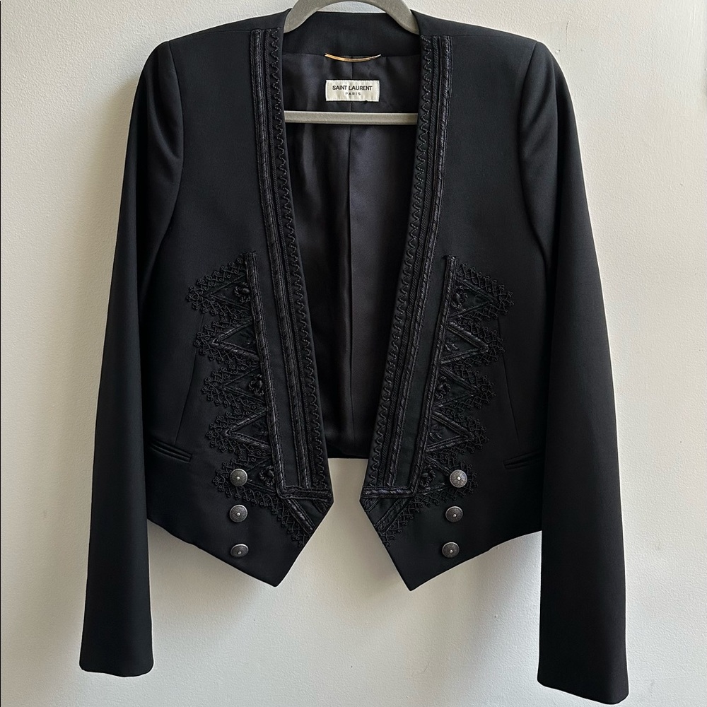 Saint Laurent Embroidered Jacket